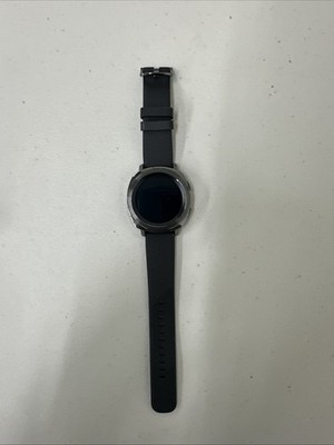 Samsung Gear Sport 44.6mm Black Case Silicone Band Classic Buckle - Watch Only