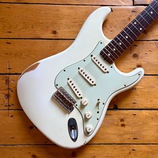 Fender Custom Shop '60 1960 Stratocaster Relic 2007 Olympic White Time Machine