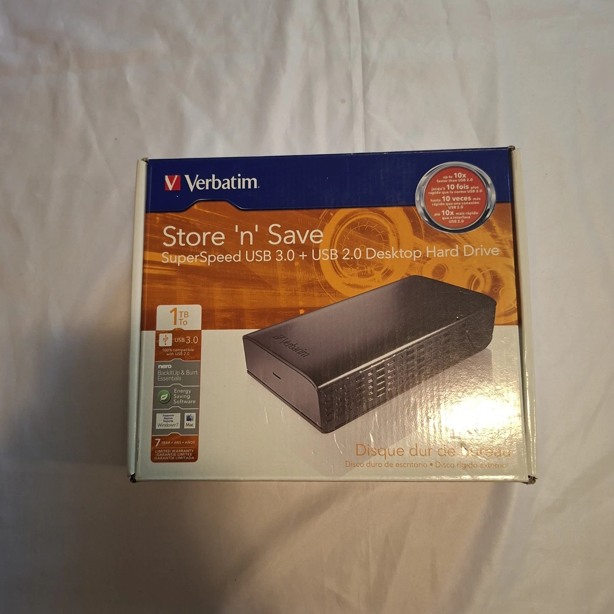 Verbatim 1 TB External Hard Disk Drives for sale | eBay
