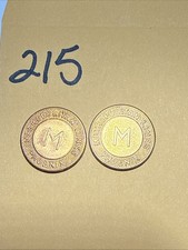 US Phoenix Metropolitan Lines Good For Fare In One Zone Transit Token - Lot Of 2