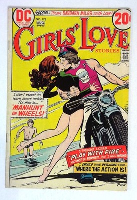 Girls' Love Stories #178 Barbara Miles Manhunt on Wheels DC (1973) VG