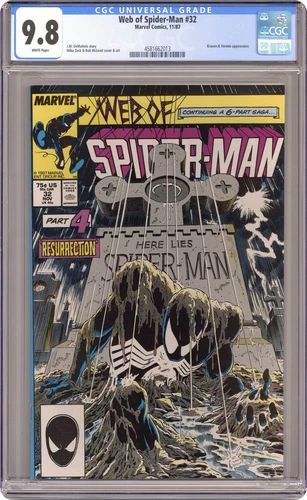 Web of Spider-Man #32D CGC 9.8 1987 4581662013