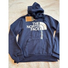 The North Face Women's Half Dome Pullover Hoodie Navy Blue Logo Sweatshirt Small