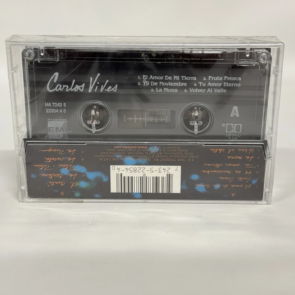 Carlos Vives Cassette El Amor de mi Tierra 1999 Fruta Fresca Rock Pop Colombia - Image 3 of 4