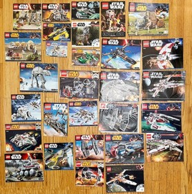 Lot of 30 LEGO STAR WARS Instruction Booklets for 75151,75054, 75058, 75102