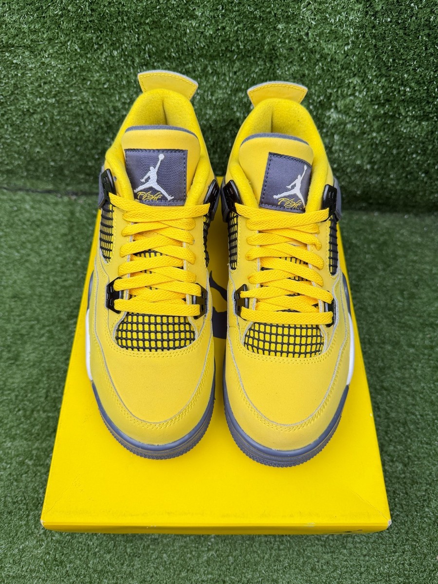 Size 6.5 (GS) - Jordan 4 Retro 2021 Mid Lightning | eBay