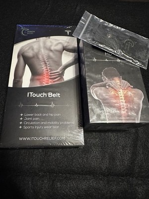 New In Box iTouch Pain Relief Muscle Performance I-touch Belt Therapy and MD-X