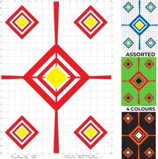 Sightin Targets Paper - Indoors & Outdoors, Rifle & 24*17, ASSORTED 