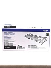 Brother TN-660 High Yield Black Toner Cartridge Brand New Open Box