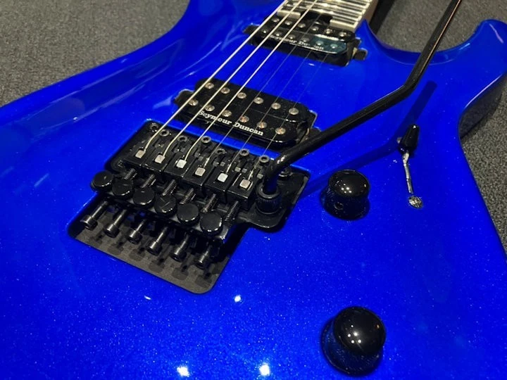 Guitarra Eléctrica Jackson PRO PLUS SERIES DINKY DKA Azul Usada De Japón - Imagen 3 de 4