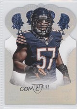 2013 Panini Crown Royale Silver Holo Die-Cut Crown 162/199 Jon Bostic #149 0a1