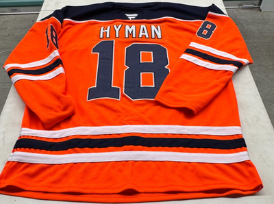ZACH HYMAN EDMONTON OILERS JERSEY #18 SIZE 54 NEW | eBay