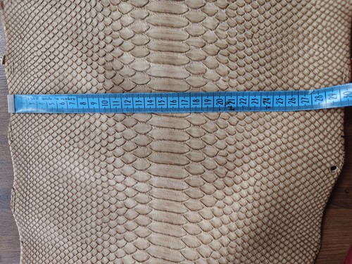 Genuine Snake skin, Italian genuine snake leather, exotic leather - Picture 3 of 9