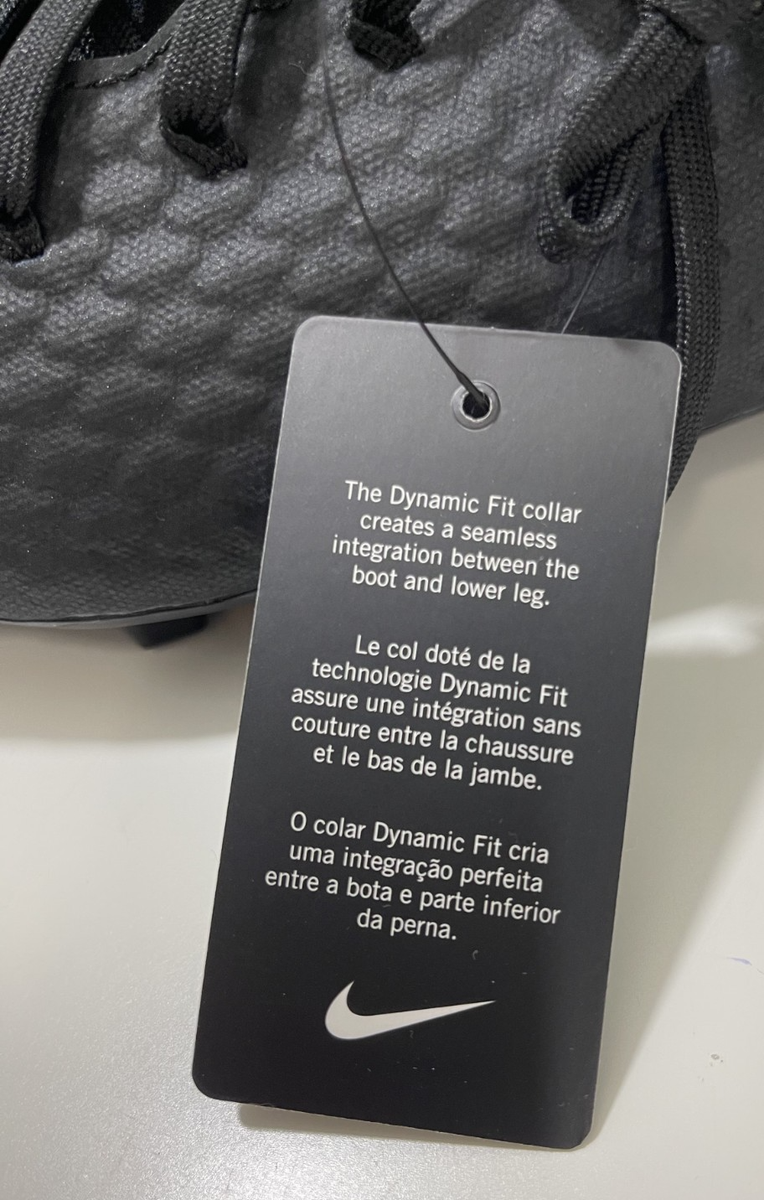 Nike HyperVenom 3 Academy DF FG Black Football Cleats AQ9217-001 Men Sz 12 Nike Hypervenom Phelon 3 DF FG Soccer Cleats AQ9217-001  main image 4