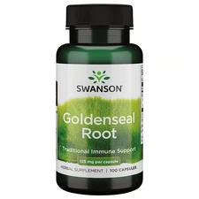 Swanson Goldenseal Root 125 mg 100 Capsules