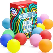 Colored Ping Pong Balls - Colorful Table Tennis Ball for Games Arts Pong Balls 5