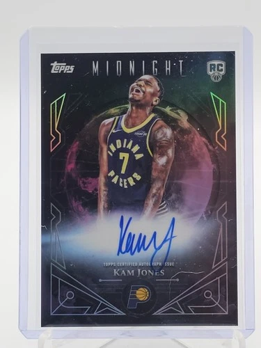 KAM JONES 2025-26 TOPPS MIDNIGHT SUN SIGNATURES ROOKIE RC AUTO PACERS Q5333