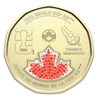 Canada 2026 FIFA World Cup, $1, Loonie, Coloured Coins from Rolls BU