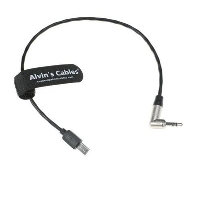 35cm Timecode Cable for Tentacle SYNC E Sony FX30 A7S3 A1 3.5mmTRS to Micro USB