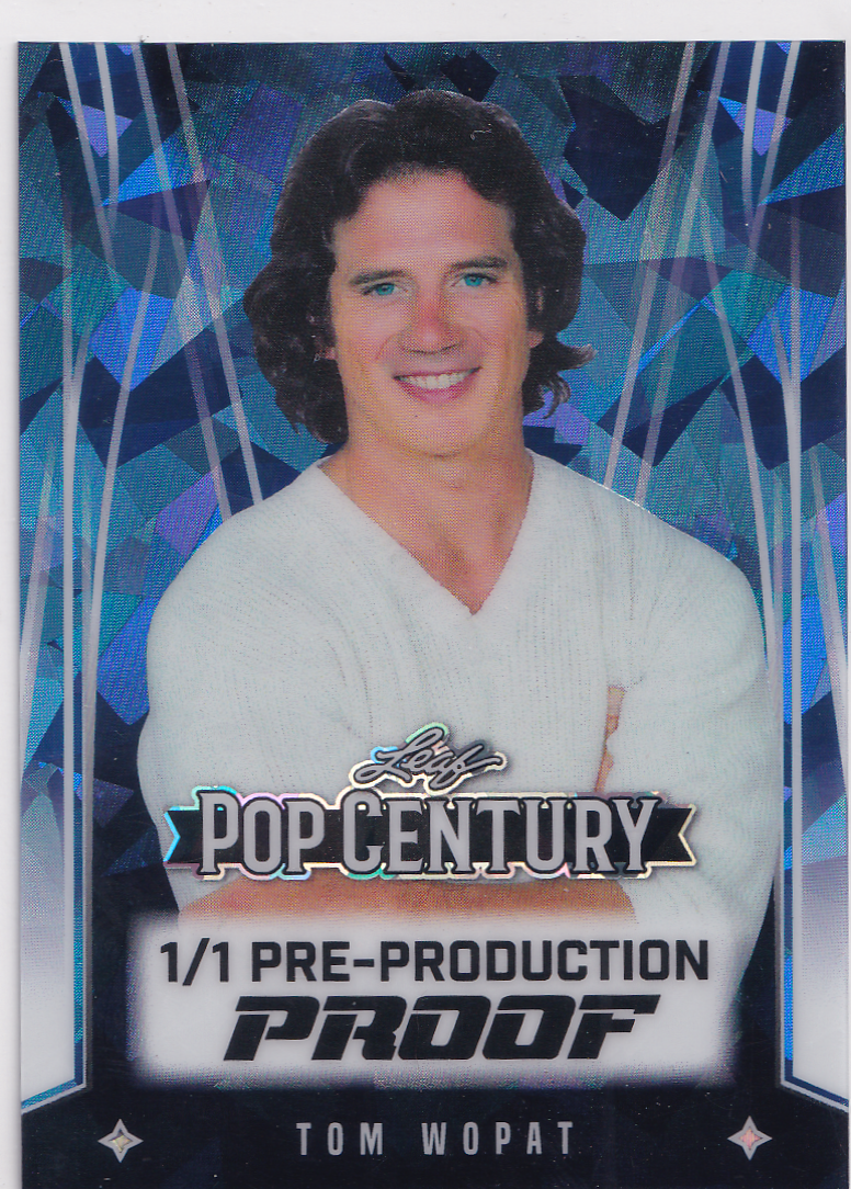2025 Leaf Pop Century Pre-Production Proof 1/1 - Tom Wopat Blue