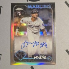 2024 Topps Chrome Rookie Autographs Dane Myers #RA-DMY Refractor /499 RC