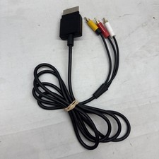 Genuine Official OEM Microsoft XBOX 360 S Slim Composite AV Audio Video Cable