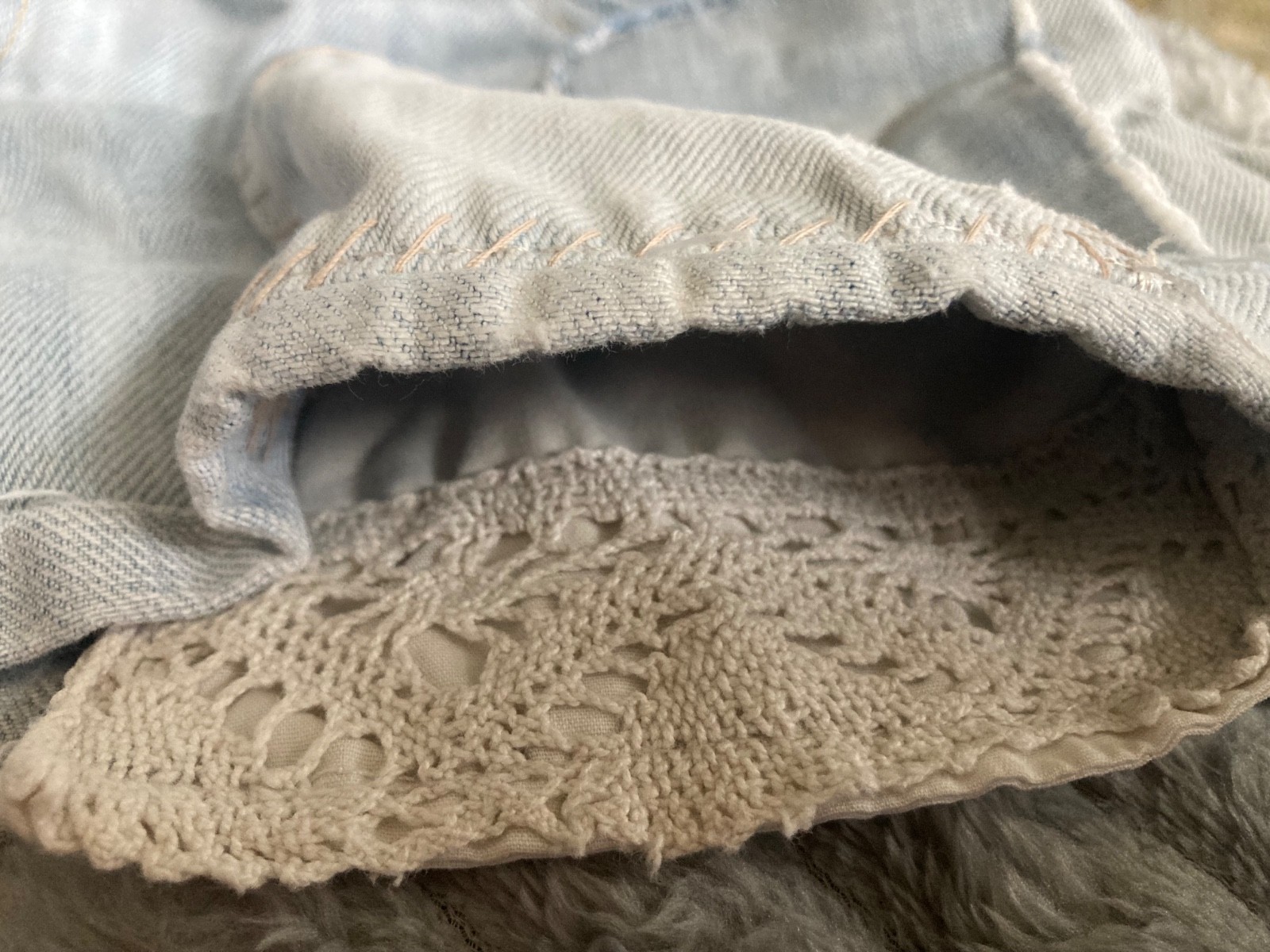 American Eagle low rise patchwork booty shorts su… - image 7