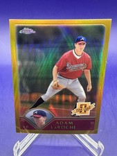 ADAM LaROCHE 2003 Topps Chrome GOLD REFRACTOR ROOKIE #132/449 (#203) - NM/MT
