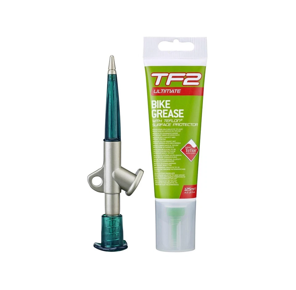 Graisse vélo Weldtite tf2 bike au téflon avec pistolet (tube 125ml) - Photo 1/1