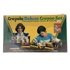 NEW Vintage 1981 Crayola Crayon Color Drawing Set 7720  Binney  Smith Inc. 
