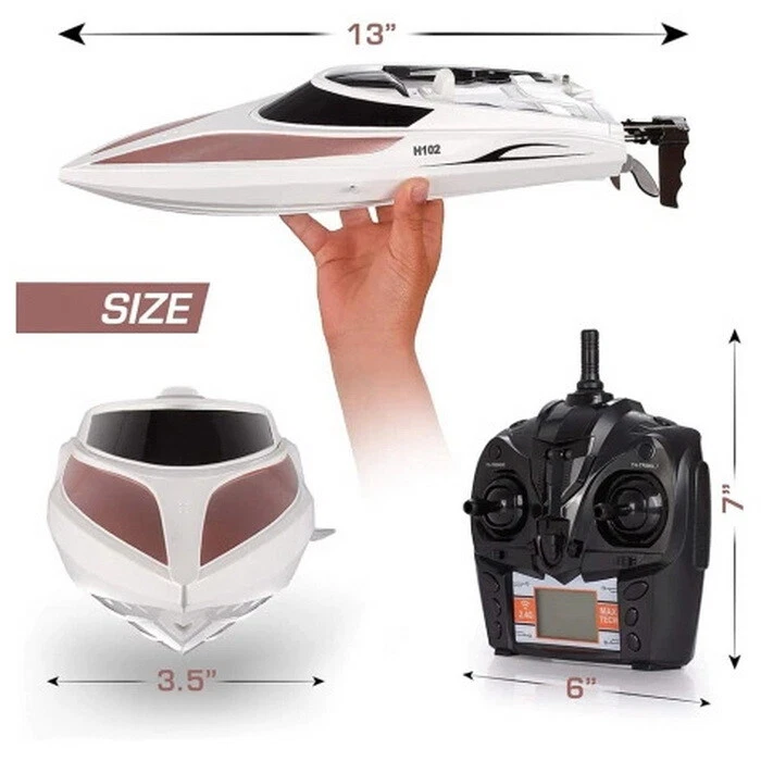 RC Boat Remote Control Boat for Kids and Adults 20 MPH Speed