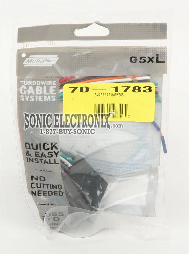 Arnés de cableado de radio de repuesto Metra 70-1783 para auto SMART para dos autos 2008-up Foto 3 de 3