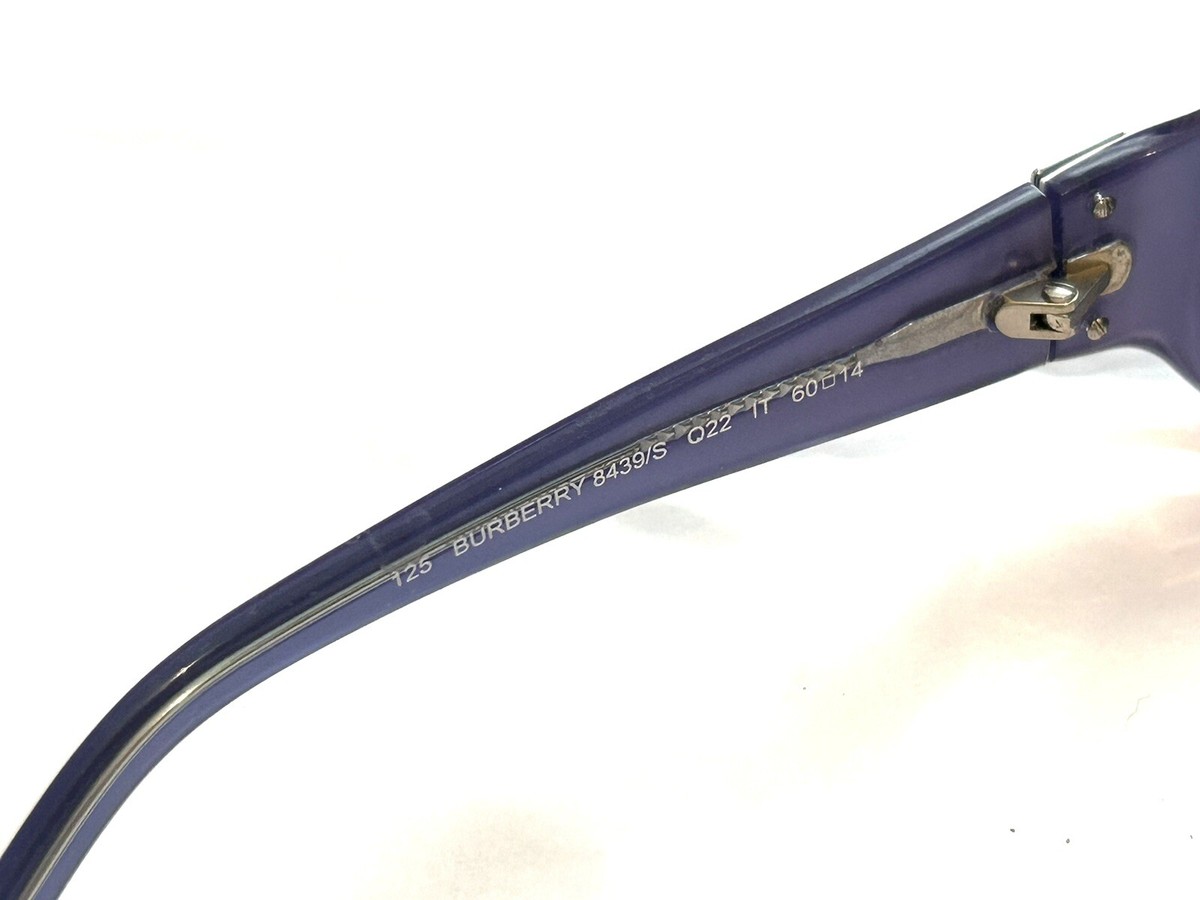 Burberry Safilo Women's Sunglasses 8439/S Blue Check Classic