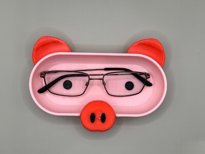 Sonnenbrillen, Brillenhalter mit Sehstärke für Kinder und Erwachsene, Schweinegesicht.
