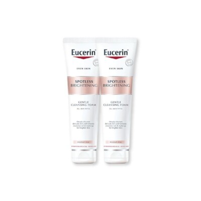 Eucerin Spotless Brightening Gentle Cleansing Foam 150gx2 pcs