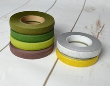Stemtex & Oasis Florist Tape - Asst Colours Wire Work Buttonholes Craft