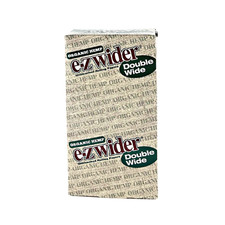EZ Wider Organic Hemp Rolling Paper DOUBLE WIDE Size Full Box of 24 Booklets