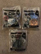 2019 McDonalds Happy Meal STAR WARS 1 KYLO REN/ 9 Chewbacca/ 15 Darth Vader