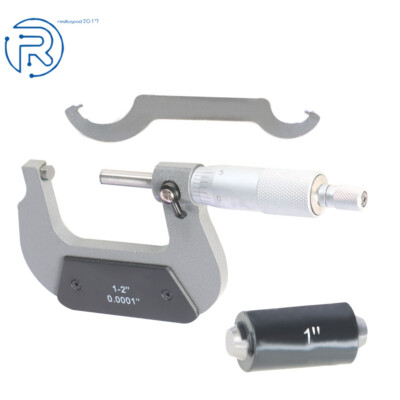 1-2 in Precision Outside Micrometer 0.0001'' Carbide Tipped