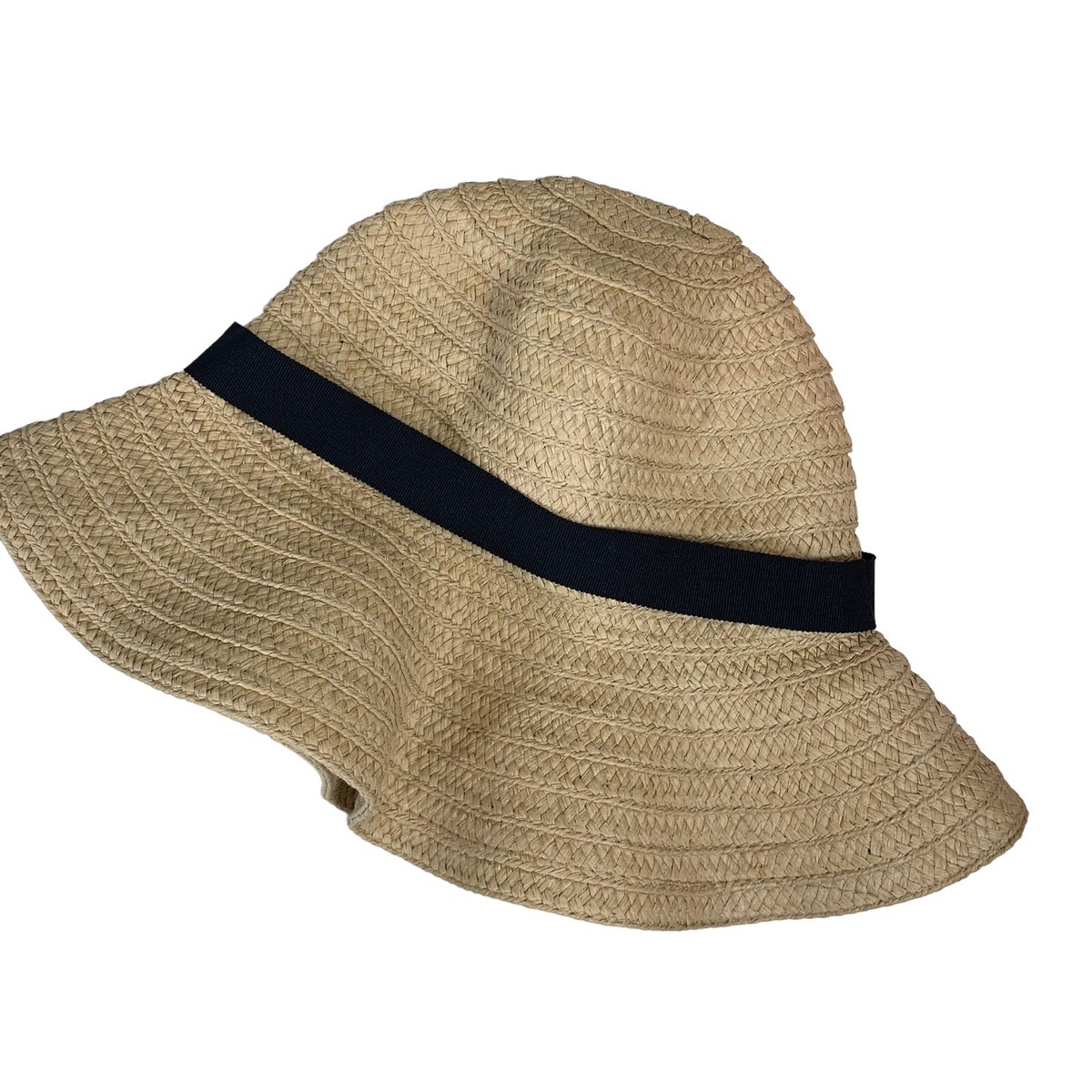 Biltmore x Madewell Straw Hat Packable Wide Brim Chin Strap Coastal Western Madewell x Biltmore® Raffia Lifeguard Hat main image 4