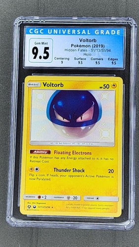 Voltorb graded CGC 9.5 for sale on eBay