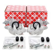 2x febi Bremssattel Ø 38mm + Führungshülsen für VW GOLF 4 A3 LEON OCTAVIA hinten