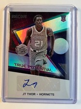 2021-22 Panini Recon True Potential Signatures JT Thor #TPS-JTT Rookie Auto