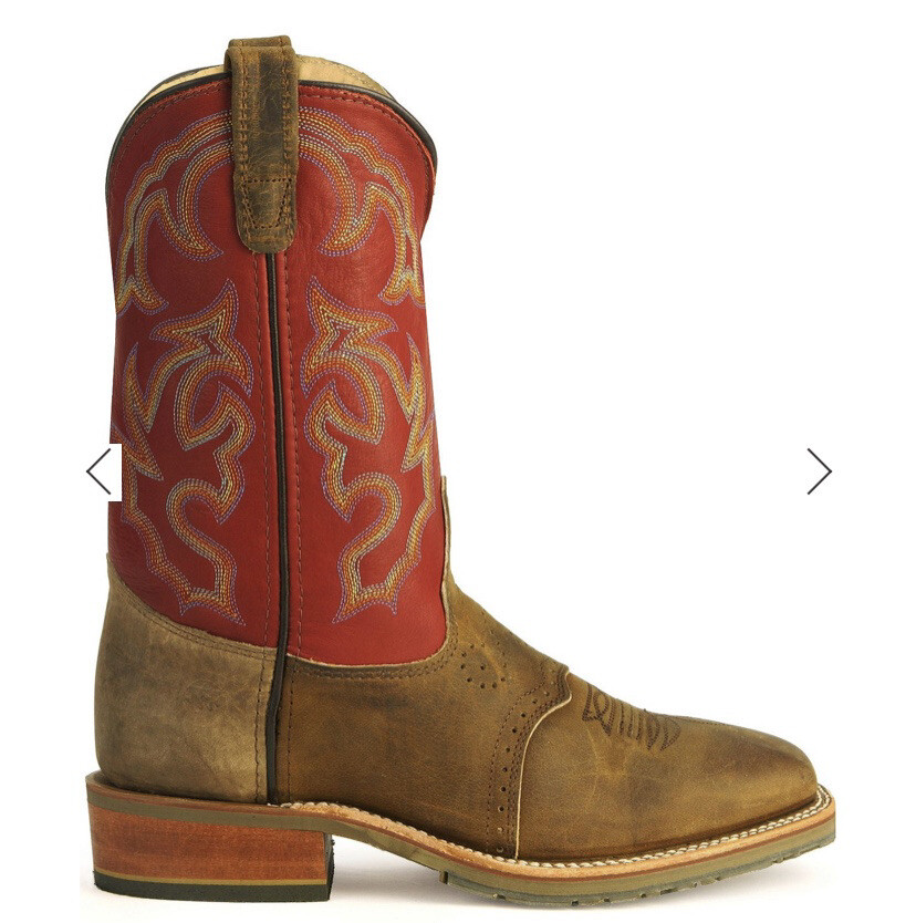 DOUBLE H Men’s Western Golden Beige Work Boots Gem