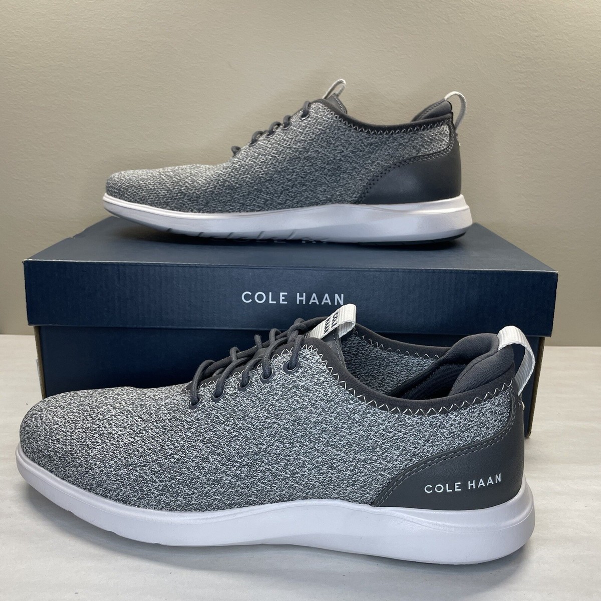 Men 8.5 Cole Haan GrandPlus Essex Distance Knit Oxford 