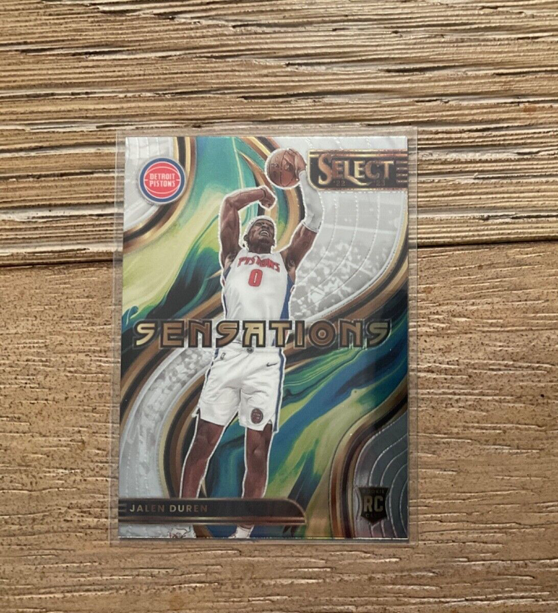 2022-23 Panini Select Basketball Jalen Duren Sensations #23 Detroit Pistons