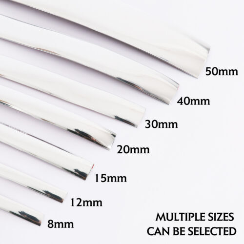 <!--F#f_0-->8mm-50mm Chrome Silver Molding Strips Chrome Trim Car Door Window Roof Embellish<!--F/-->