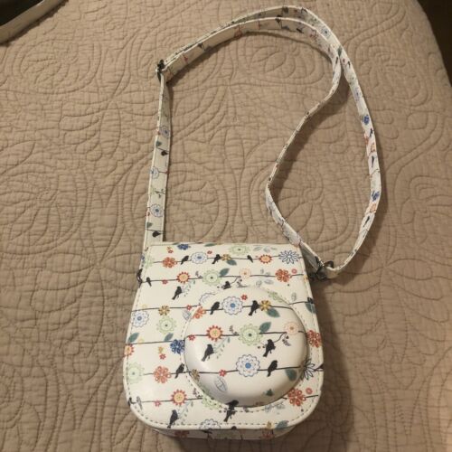 insta camera bag/case flowers and bird Print - Picture 1 of 6