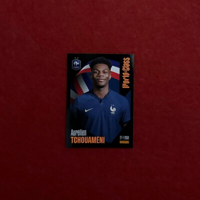 AURELIEN TCHOUAMENI-FRANCE-STICKER-FIGURE-PANINI-WORLD CLASS-2024-N.202-NEW