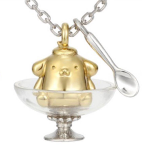 U Treasure Sanrio Pompompurin Necklace Silver950 Yellow Gold Jewelry Character Ebay